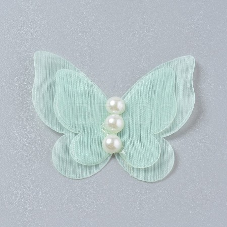 Butterfly Organza Ornaments LS-AJEW-WH0079-F05-1