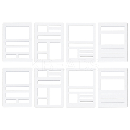 Acrylic Drawing Painting Stencils Templates DIY-BC0015-50A-1