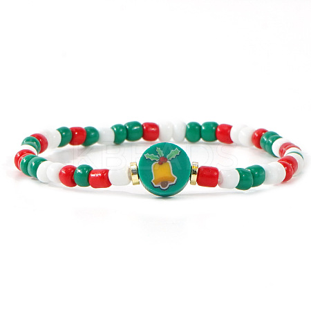 Christmas Resin & Acrylic Beads Stretch Bracelets for Women OZ4869-3-1