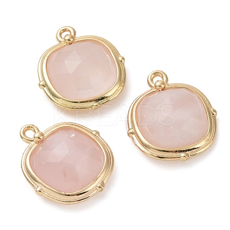 Natural Rose Quartz Pendants G-G012-09A-04-1