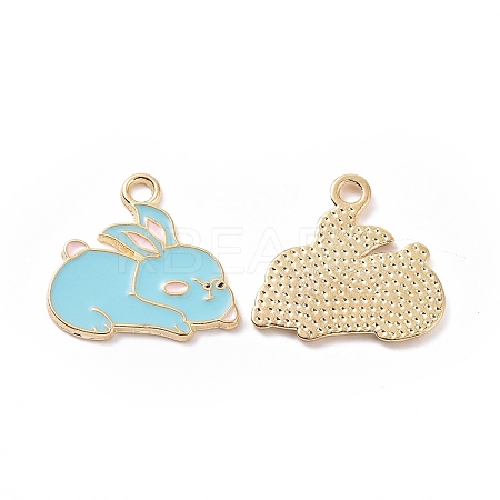 Alloy Enamel Pendants ENAM-G213-22LG-03-1