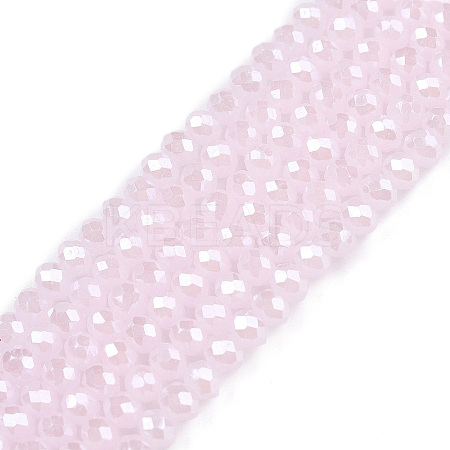 Electroplate Glass Beads Strands EGLA-A044-J2mm-A02-1