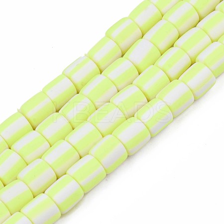 Handmade Polymer Clay Bead Strands CLAY-T020-12J-1