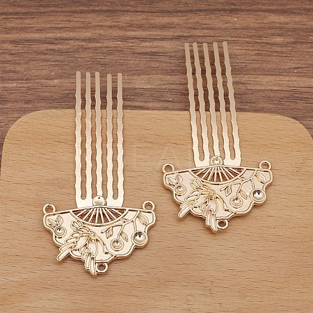 Alloy Hair Comb Finding PW-WG7CF42-03-1