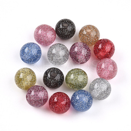 Opaque Resin Beads RESI-N042-10mm-15-1