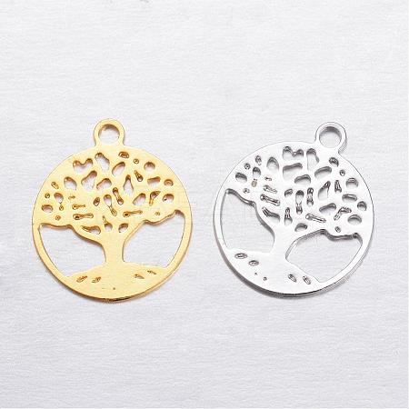 Brass Charms KK-P049-07-1