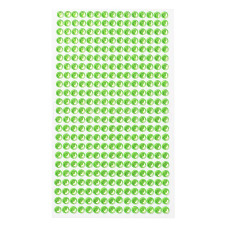 Self Adhesive Acrylic Rhinestone Stickers STIC-PW0012-01C-1