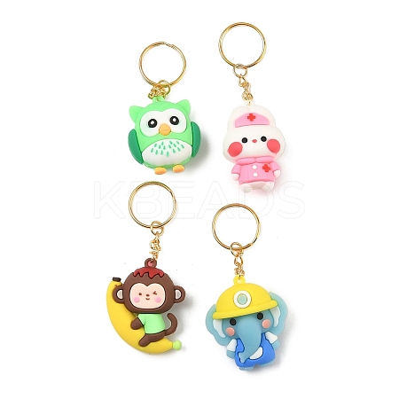 Cartoon Animal Keychain KEYC-JKC00372-1