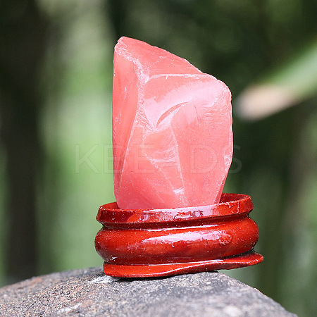 Synthetic Cherry Quartz Glass Ornament Decorations PW-WG96E71-15-1