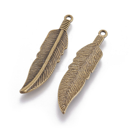 Tibetan Style Alloy Charms LS-TIBEP-16624-AB-NR-1