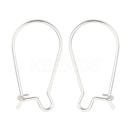 925 Sterling Silver Hoop Earrings X-STER-S002-55-1