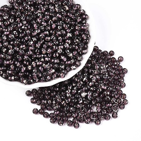 Picasso Baking Paint Glass Seed Beads SEED-N007-35K-1