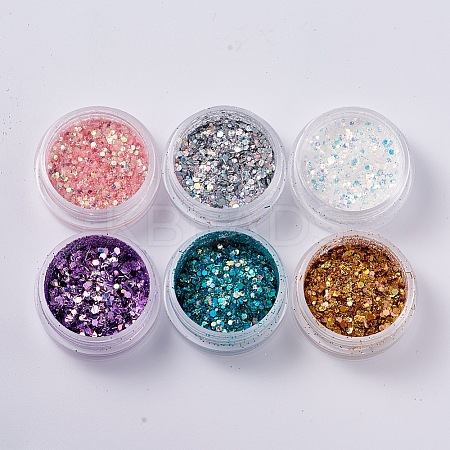 Nail Art Glitter Sequins AJEW-TA0003-I02-1