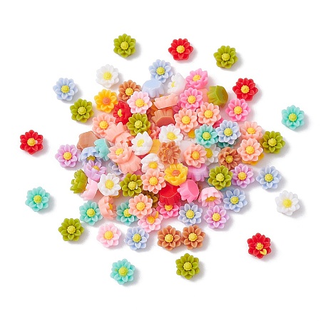 Opaque Resin Cabochons RESI-CJC0012-26G-1