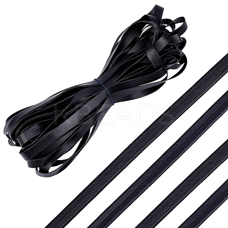 Flat PU Leather Cord DIY-WH0656-51A-1