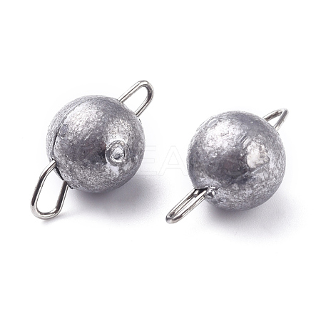 Round Shape Cannonball Fishing Weights Sinkers FIND-WH0052-79P-C-1