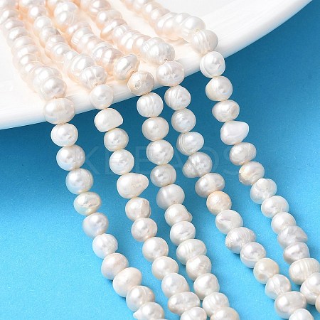 Natural Cultured Freshwater Pearl Beads Strands PEAR-I007-07O-12A-1