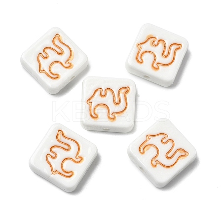 Handmade Porcelain Beads PORC-Z004-02C-1