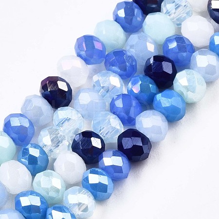 Glass Beads Strands X-GLAA-T006-16C-1