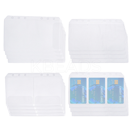 12Pcs 3 Style A6 Size Binder Pockets ABAG-GF0001-23-1