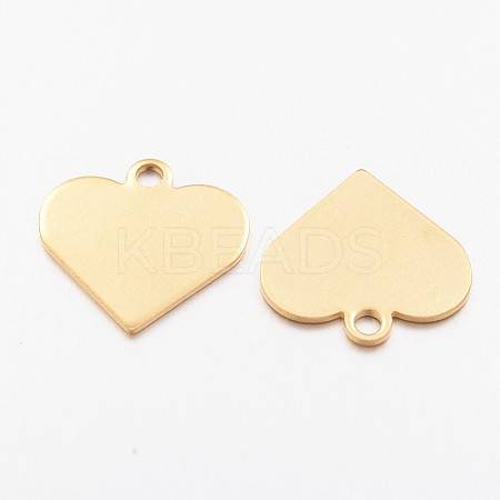 Ion Plating(IP) 304 Stainless Steel Charms LS-STAS-K112-03G-1