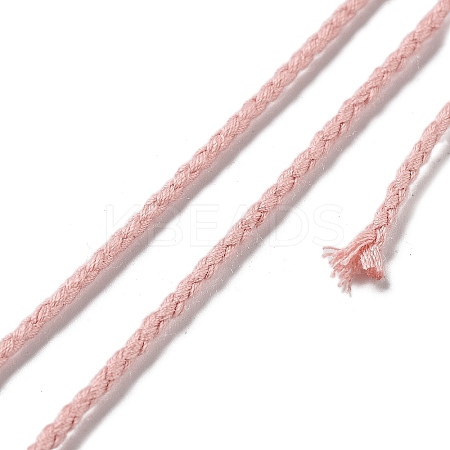 20M Polyester Braided Cord for Jewelry Making OCOR-G015-04A-24-1