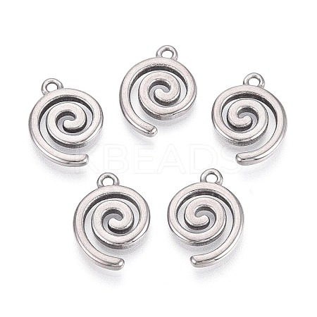 304 Stainless Steel Pendants STAS-T072-136P-1