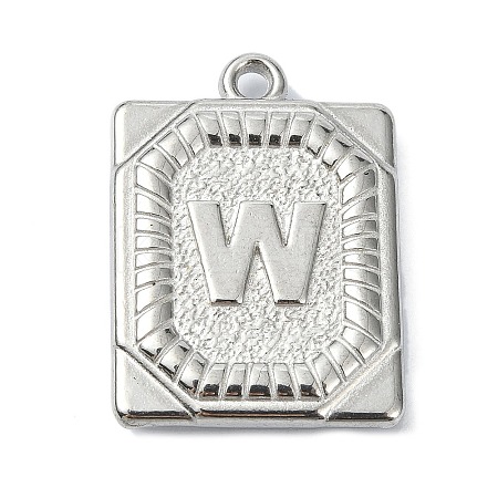 Anti-Tarnish 304 Stainless Steel Pendants STAS-U033-01P-W-1