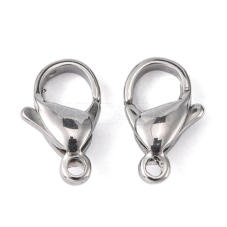 Tarnish Resistant 304 Stainless Steel Lobster Claw Clasps LS-X-STAS-M262-01-12mm-1