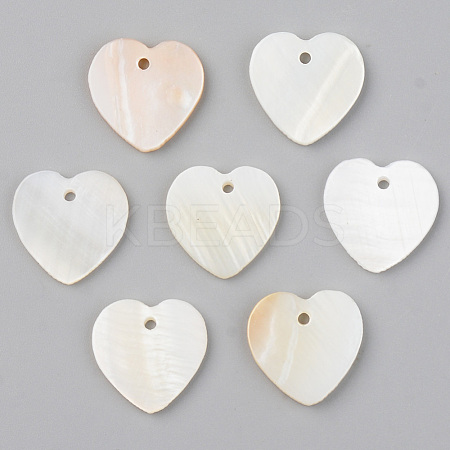 Natural Freshwater Shell Pendants SHEL-S276-98-1