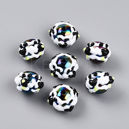 Opaque Acrylic Beads LS-SACR-YW0002-01E-1