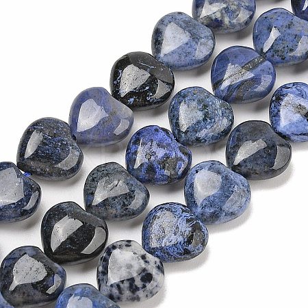 Natural Dumortierite Beads Strands G-H005-C15-02-1