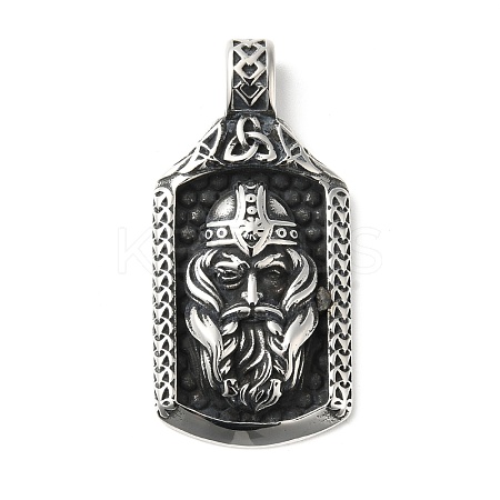 304 Stainless Steel Manual Polishing Pendants STAS-G274-22AS-1