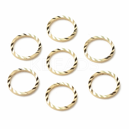 Brass Linking Rings KK-F831-018C-G-RS-1