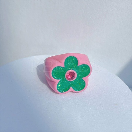 Resin Finger Rings for Women FS-WG0F165-04-1