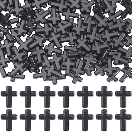 300Pcs Opaque Acrylic Beads MACR-SC0001-16A-1