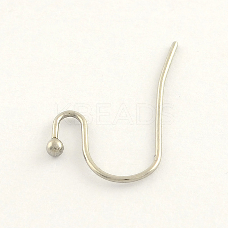 304 Stainless Steel Earring Hooks STAS-R063-34-1