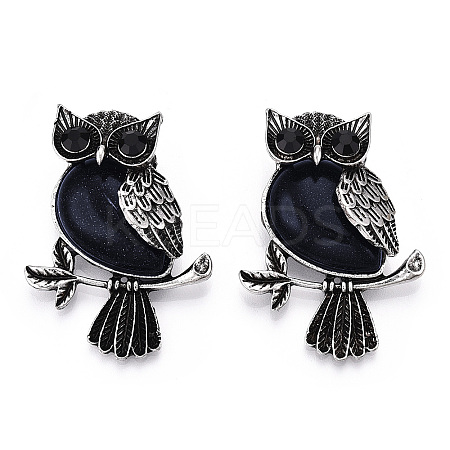 Synthetic Blue Goldstone Pendants G-H308-01AS-06-1