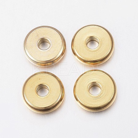 Ion Plating(IP) 304 Stainless Steel Spacer Beads X-STAS-F135-06G-1