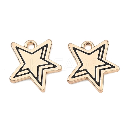 Alloy Enamel Pendants ENAM-G235-13G-01-1
