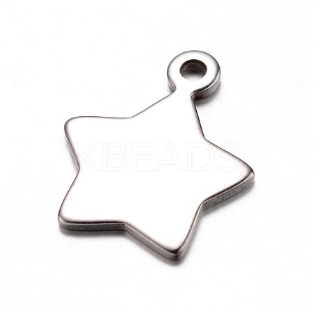 Tarnish Resistant 201 Stainless Steel Charms STAS-D429-38-1