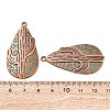 Tibetan Style Alloy Pendants PALLOY-F319-05R-3