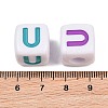 Opaque Acrylic Enamel European Beads AC-ACBA1794-04U-3