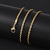 Unisex 304 Stainless Steel Rope Chain Necklaces X-STAS-D0002-33G-4