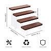 4-Tier Wood Acrylic Organizer Display Riser Rack ODIS-WH0070-13A-2