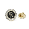 Letter Enamel Pins JEWB-S042-03R-G-2