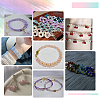 20 Strands Transparent Gradient Color Glass Beads Strands GLAA-GA0001-79B-6