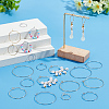 MAYJOYDIY US 120Pcs 12 Style 316 Surgical Stainless Steel Wine Glass Charms Rings STAS-MA0001-11-4
