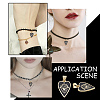8Pcs Brass Enamel Pendants ZIRC-SC0001-24-5