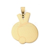 Sports 201 Stainless Steel Laser Cut Pendants STAS-P428-14G-02-1